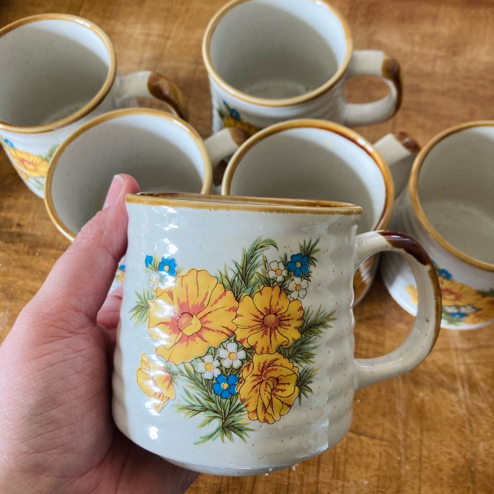 Vintage Mug Set (5)